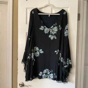 Free People Long Sleeve Dress Fully Lined, Size Large